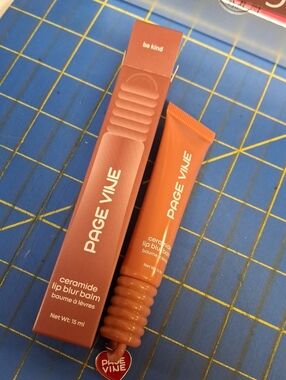 Page Vine Ceramide Lip Blur Balm 15ml tube New in Box - 03 be kind